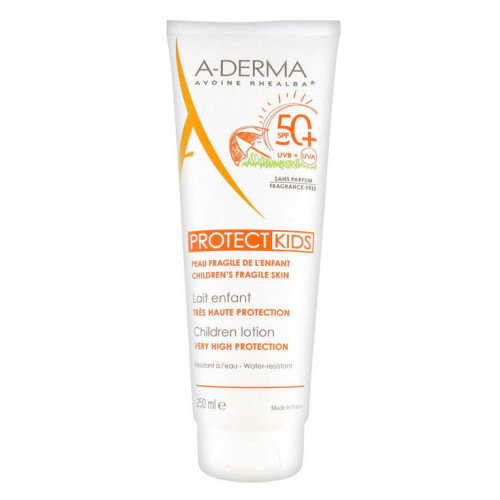 ADERMA Protect Kids Lait Enfant Très Haute Protection SPF 50+ 250 mL-10000