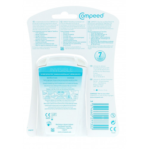 Compeed Patch Bouton de Fièvre 15 Patchs - Soulage et Prévient