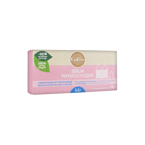 GIFRER Sérum Physiologique 24 x 10 ml-10060 GIFRER Sérum Physiologique 24 x 10 ml-10060