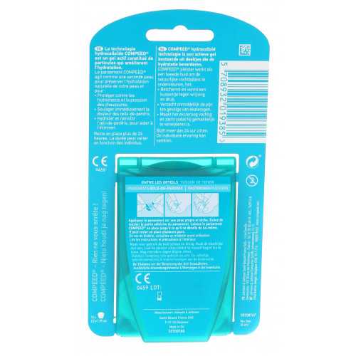 Compeed Pansement Œil-de-Perdrix 10pcs - Protection et Hydratation