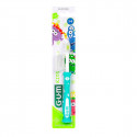 GUM Brosse à Dents Kids Monster 3-6 ans - Hygiène et Plaque Dentaire