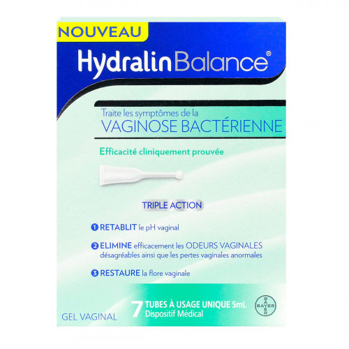 HYDRALIN Balance Gel Vaginal 7 Doses - Rétablit pH et Flore