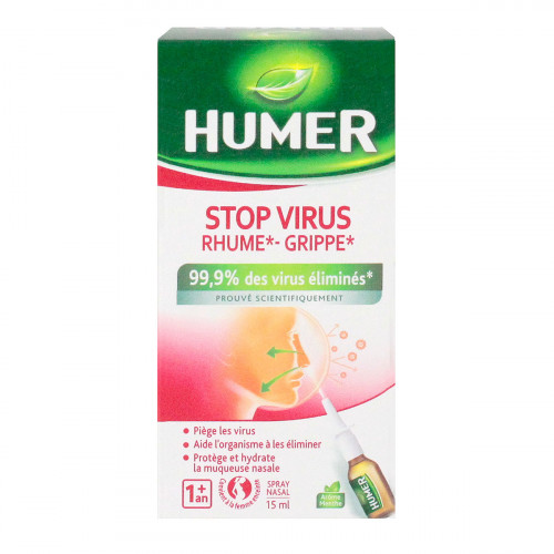 URGO Humer Spray Nasal 15ml - Stop Virus, Protection Rhume Grippe