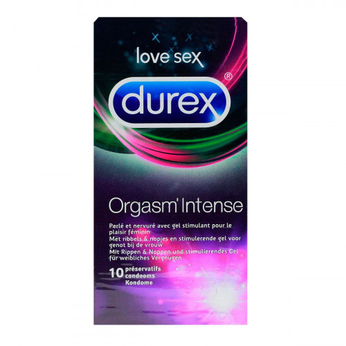 Durex Orgasm'Intense 10 Préservatifs - Plaisir Intense
