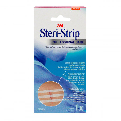 3M Steri-strip 6x100mm Boite - Sutures Cutanées Hypoallergéniques