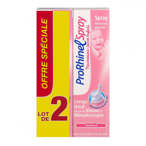 PRORHINEL Spray Nasal Enfants 2x100ml - Soulage Rhumes