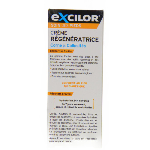 Excilor Crème Anti-callosités 50ml - Réduit Corne et Callosités