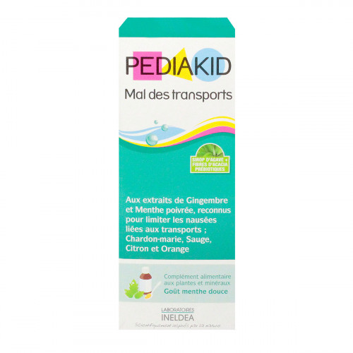 INELDEA Pediakid Mal des Transports 125ml - Soulage Nausées sur