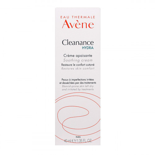 AVENE Cleanance Hydra Crème 40ml - Apaise et Hydrate Peaux Acnéiques
