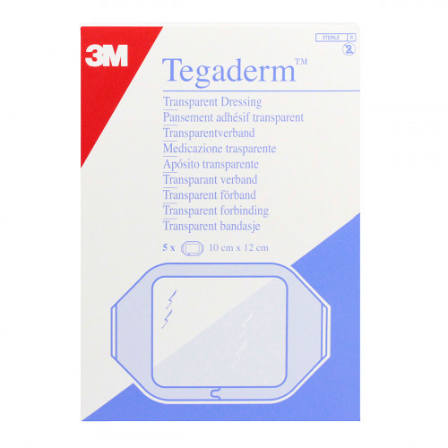 3M Tegaderm Pansement Transparent 5 pièces, Soin Plaies