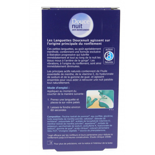 DOUCENUIT Languette Anti-Ronflement 14 - Stop Ronflement Efficace