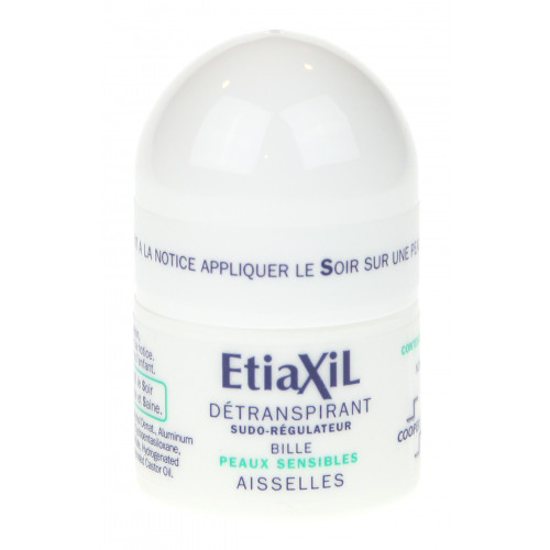 ETIAXIL Détranspirant Aisselles Sensibles 42g - Régulation Sueur