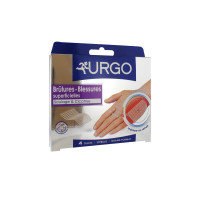 URGO Brûlures et Blessures Superficielles Tulles 4 Tulles-10498