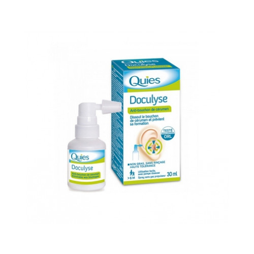 Quies Doculyse 30ml - Elimine Bouchon de Cérumen