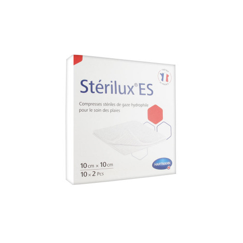 HARTMANN Stérilux ES 10x2 Compresses Stériles 10cm HARTMANN Stérilux ES 10x2 Compresses Stériles 10cm