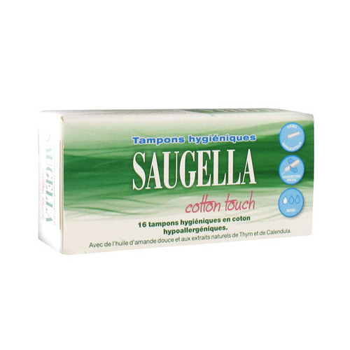 Saugella Cotton Touch 16 Tampons Mini - Confort et Protection