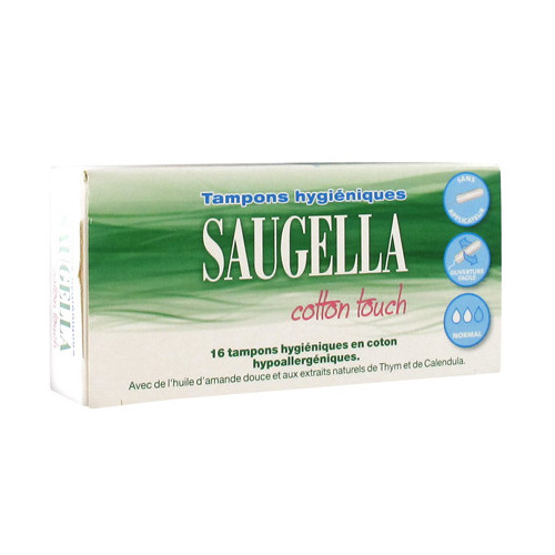Saugella Cotton Touch 16 Tampons Normal - Confort et Protection