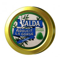 VALDA Gommes Menthe Eucalyptus 50g - Soulagement rapide sur