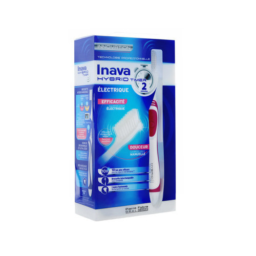 INAVA Inava Hybrid Timer brosse à dents électrique-10714 INAVA Inava Hybrid Timer brosse à dents électrique-10714