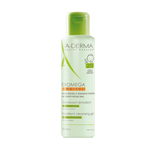 ADERMA Exomega Control Gel Lavant Émollient 2 en 1 Anti-Grattage 500 ml-10726