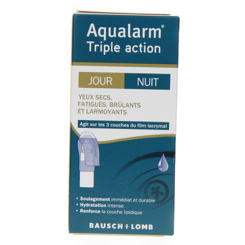 BAUSCH & LOMB Aqualarm Triple Action Jour Nuit 10 mL-10752