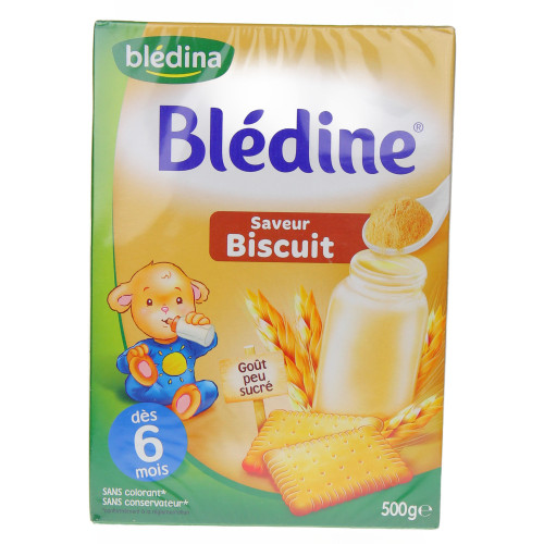 BLEDINA Blédine céréales saveur biscuitée 500 g-10791 BLEDINA Blédine céréales saveur biscuitée 500 g-10791