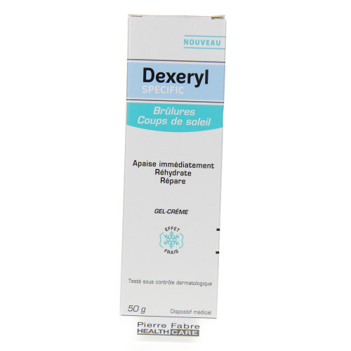 PIERRE FABRE Dexeryl Specific Brûlures Coups de Soleil 50 g-10848