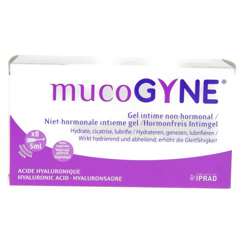 Mucogyne Gel Intime 8 Unidoses 5ml - Hydratation Intense