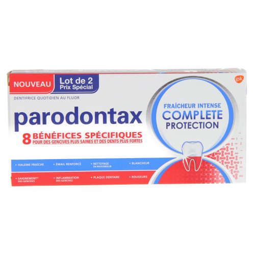 PARODONTAX Parodontax Fraîcheur Intense Complète Protection Lot de 2 x 75 ml-11093