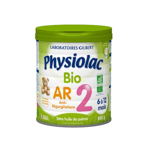 PHYSIOLAC Physiolac Bio Anti-Régurgitations 2 de 6 à 12 Mois 800 g-11104