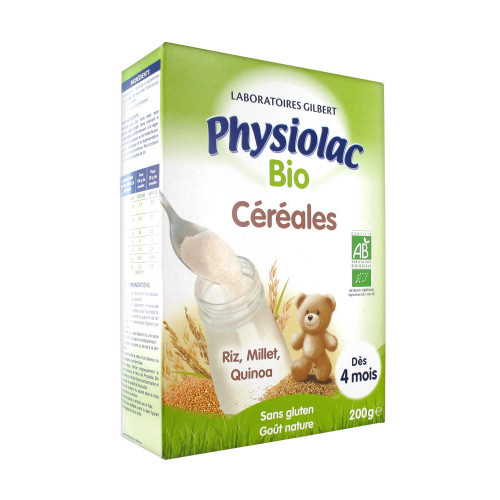 PHYSIOLAC Physiolac Bio Céréales Dès 4 mois 200 g-11105