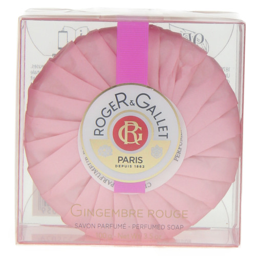 ROGER & GALLET Savon parfumé Gingembre Rouge 100 g-11183
