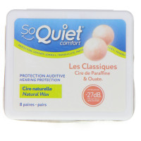 VISIOMED So quiet Comfort Protection Auditive Cire Naturelle 8 Paires-11219