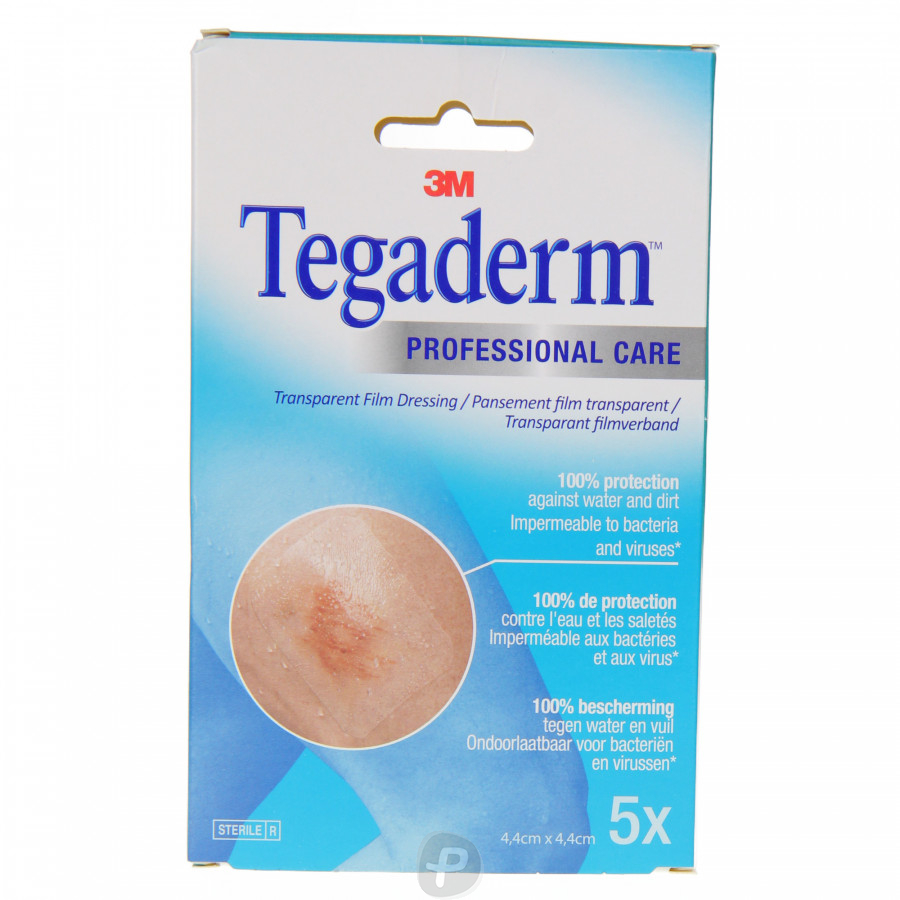 3M TEGADERM pansement 4.4 cm × 4.4 cm Boîtes de 5 pansements Pharma360
