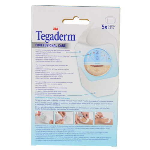 3M TEGADERM Pansement 5 unités 4.4cm - Protection optimale