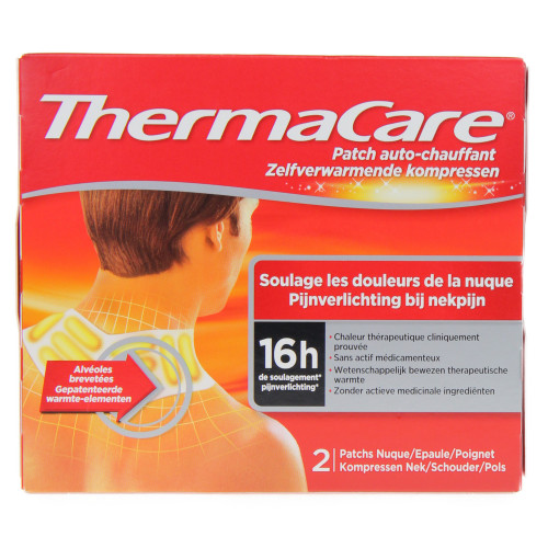 THERMACARE Thermacare patch auto-chauffant nuque épaules poignet 2 patchs-11260