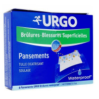 URGO Urgo Brûlures et Blessures Superficielles 6 Pansements Waterproof-11267