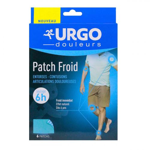 URGO Patchs Froids x6 - Soulagement Douleur Articulation 6h