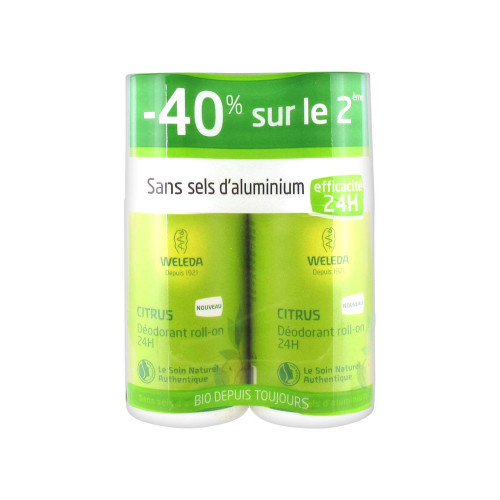 WELEDA Déodorant roll-on citrus Weleda - 2 x 50 ml-11313