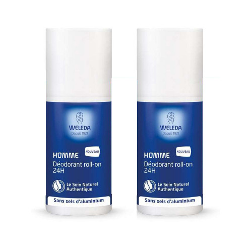 WELEDA Weleda Déodorant Homme Roll-on 24H Lot de 2 x 50 ml-11315 WELEDA Weleda Déodorant Homme Roll-on 24H Lot de 2 x 50 ml-11315