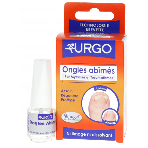 URGO FILMOGEL Ongles Abîmés 3.3mL - Soin Beauté Santé Ongles