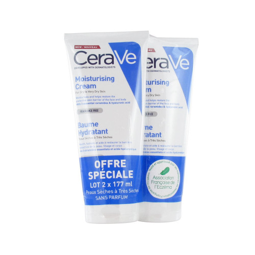 CERAVE Baume Hydratant Lot de 2 x 177 ml-11610 CERAVE Baume Hydratant Lot de 2 x 177 ml-11610