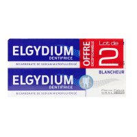 ELGYDIUM Dentifrice blancheur Elgydium 2 x 75 ml-11631