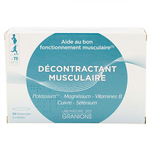 GRANIONS Décontractant Musculaire 30 ampoules-11653 GRANIONS Décontractant Musculaire 30 ampoules-11653
