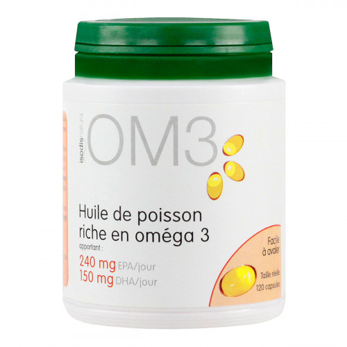 Isodisnatura OM3 Complément alimentaire 120 capsules-11675