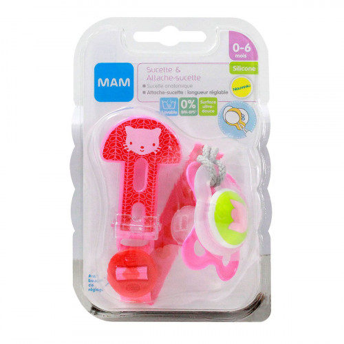 Attache-Suce En Silicone,Attaches-Tétines Originales Pour Filles Apaisantes  - Baby Essentials Universal Silicone Chew Toys Ne[u916]