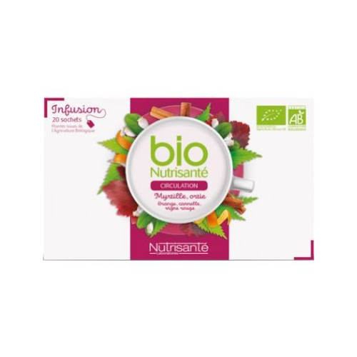 NUTRISANTE Infusion Bio Circulation 20 Sachets-11738 NUTRISANTE Infusion Bio Circulation 20 Sachets-11738