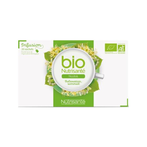 NUTRISANTE Infusion Bio Tilleul 20 Sachets-11739 NUTRISANTE Infusion Bio Tilleul 20 Sachets-11739