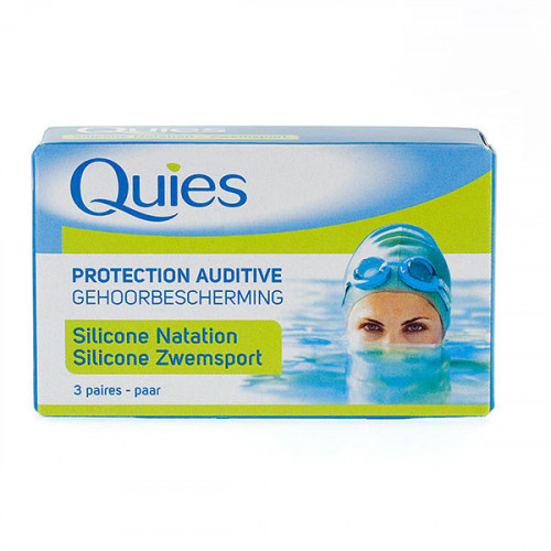 QUIES Protection auditive natation 3x2-11768 QUIES Protection auditive natation 3x2-11768