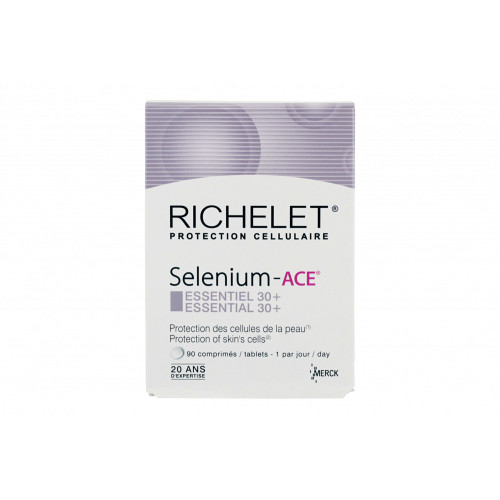 RICHELET Sélénium ACE Essentiel 30+ 90 Comprimés-11771 RICHELET Sélénium ACE Essentiel 30+ 90 Comprimés-11771